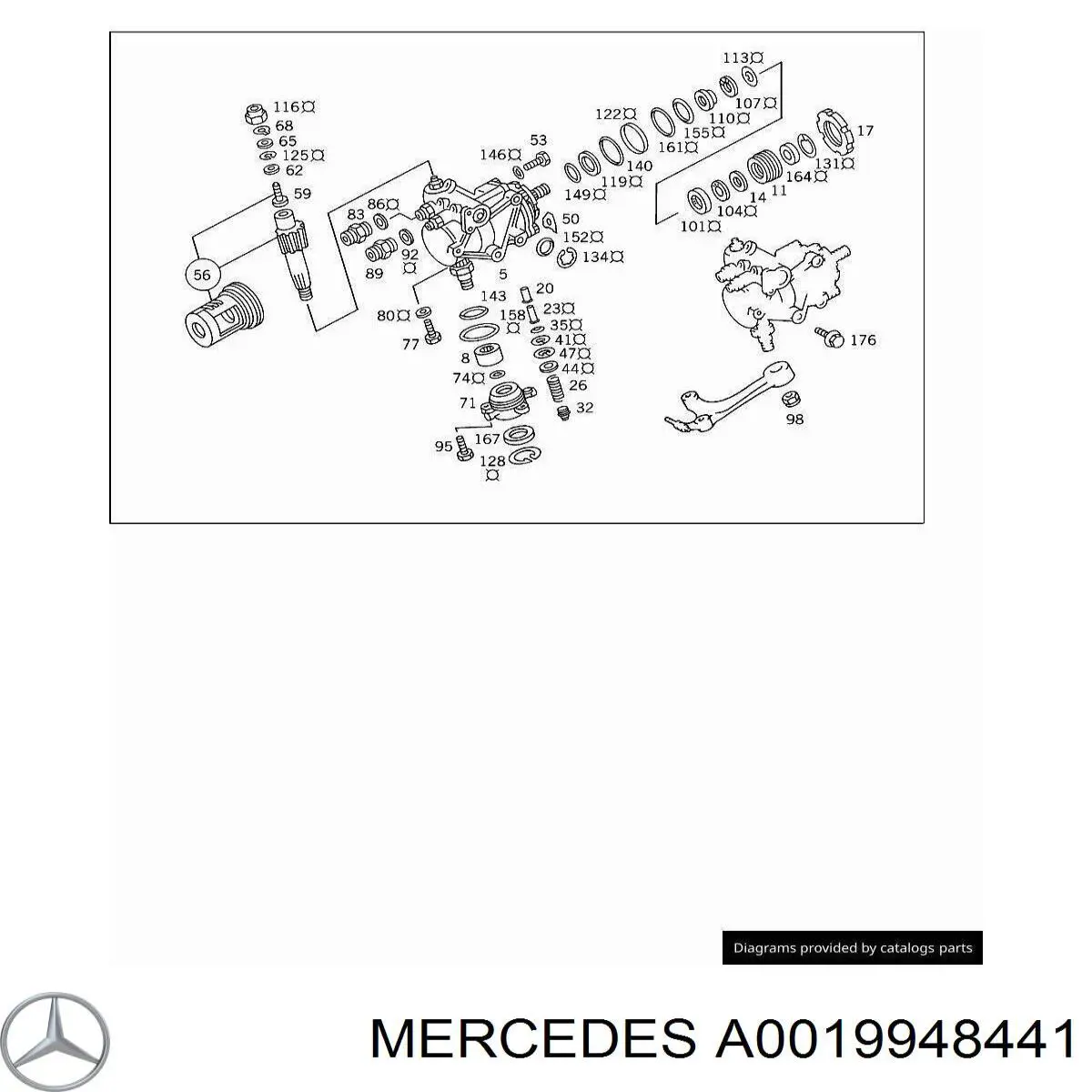  Mercedes A0019948441 preço, a partir de 3,38 USD