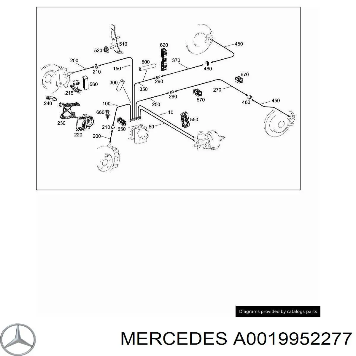 A0019952277 Mercedes 
