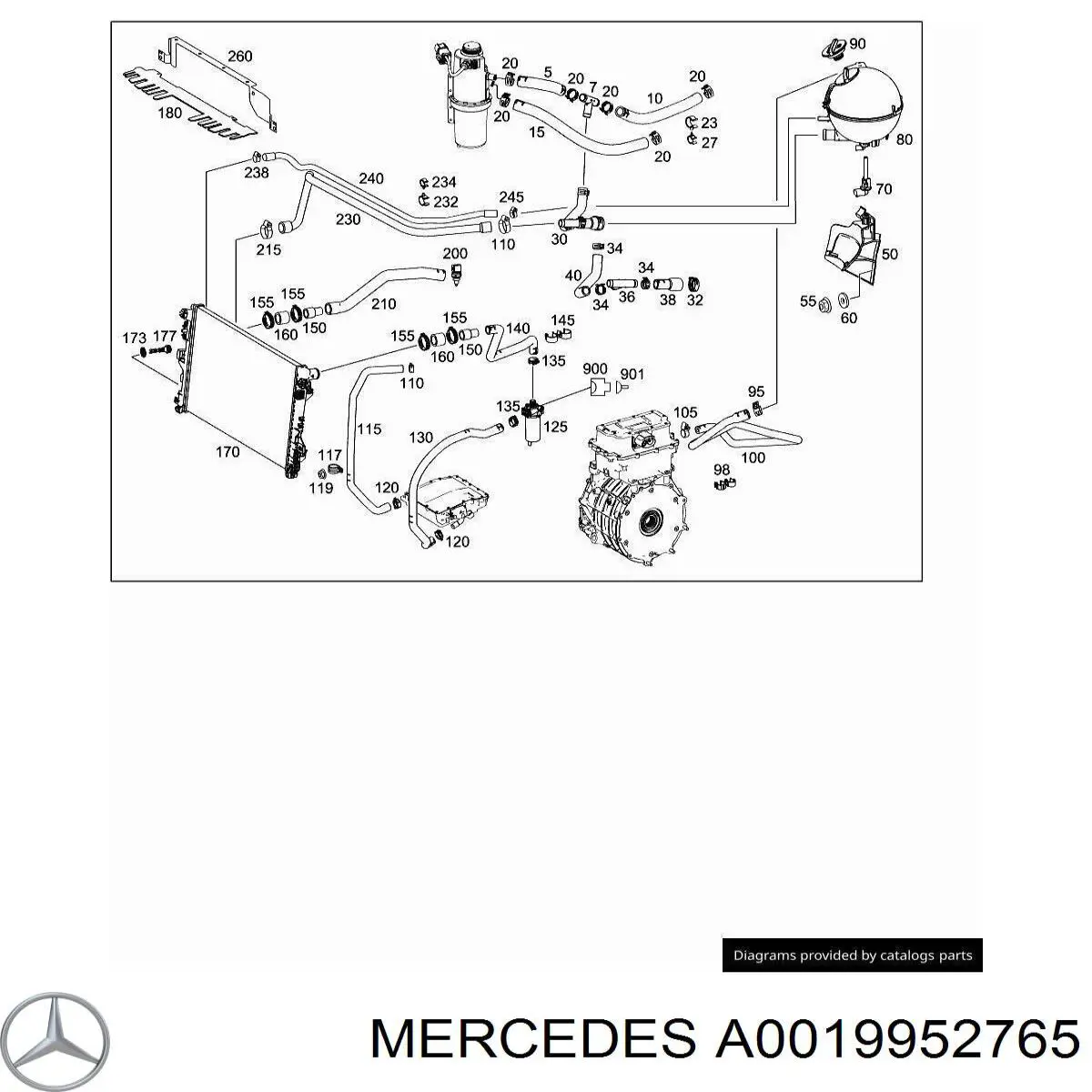 A0019952765 Mercedes 