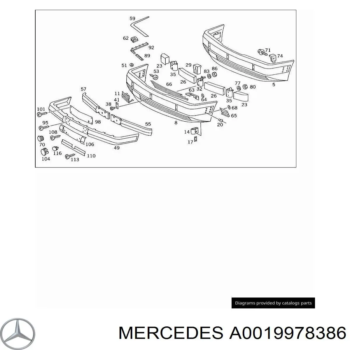 A0019978386 Mercedes 