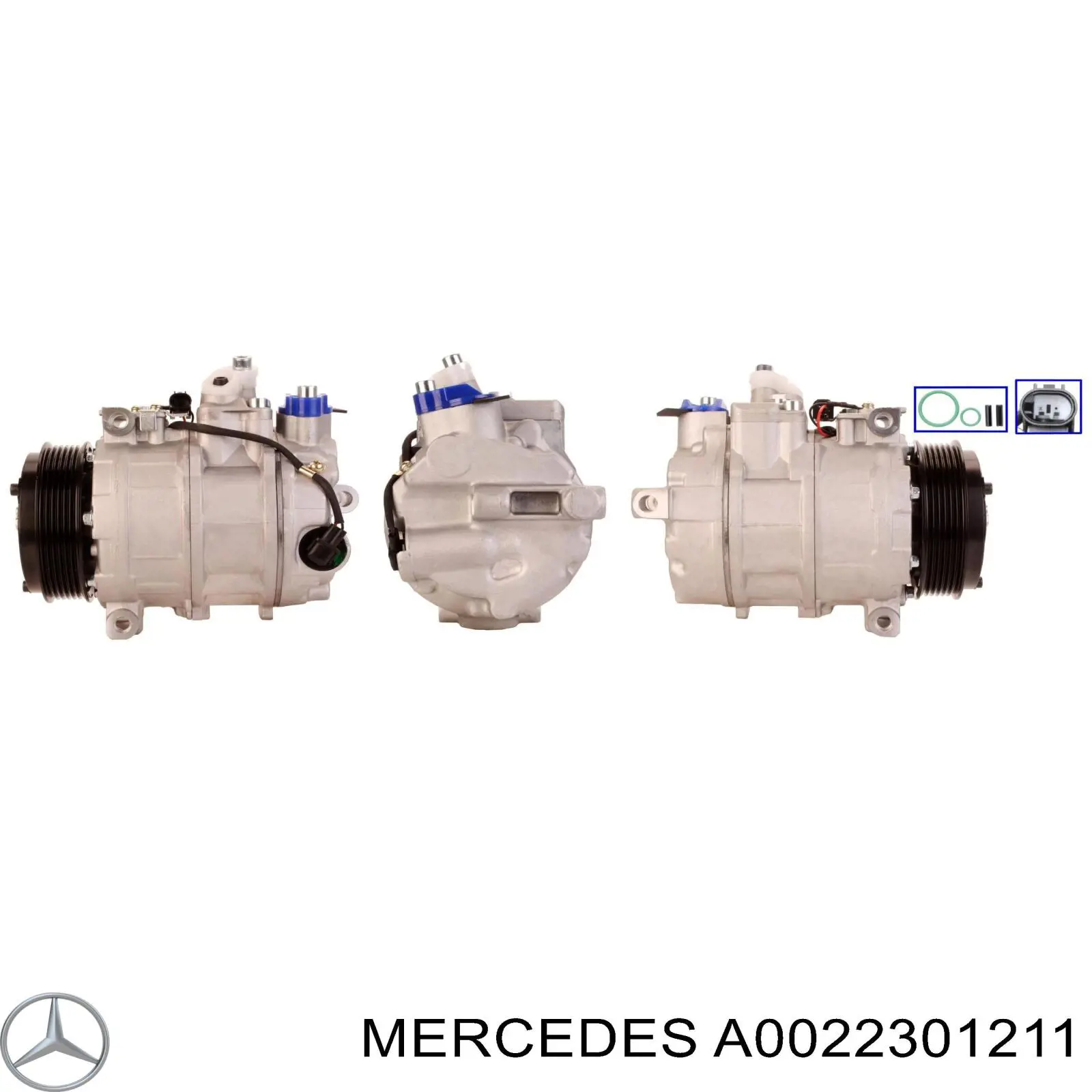 Compressor de aparelho de ar condicionado Mercedes A0022301211 preço, a partir de 456,78 USD