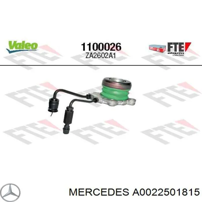 Compre A0022501815 Mercedes Cilindro de trabalho de embraiagem montado com rolamento de desengate