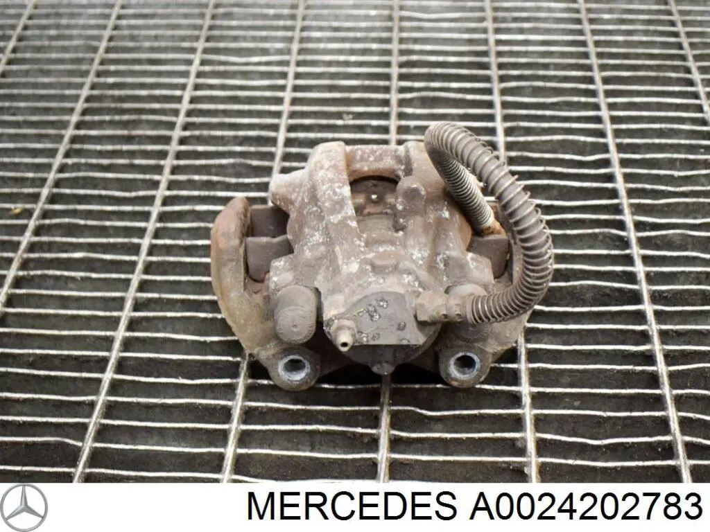 A0024202783 Mercedes Suporte do freio traseiro esquerdo