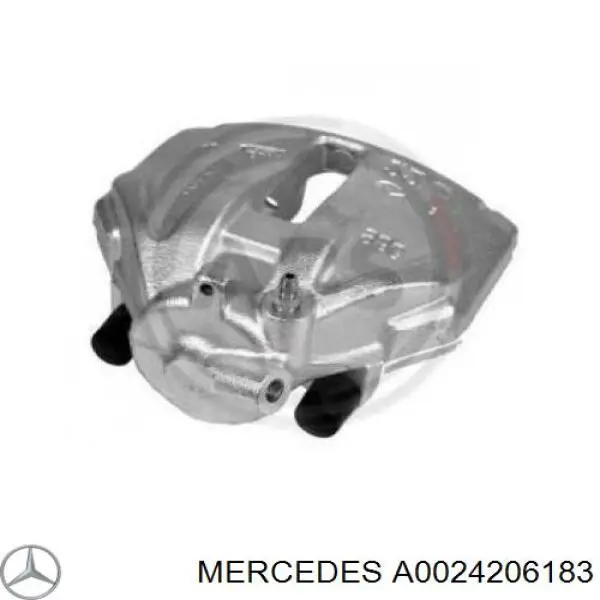 A0024206183 Mercedes Suporte do freio dianteiro esquerdo