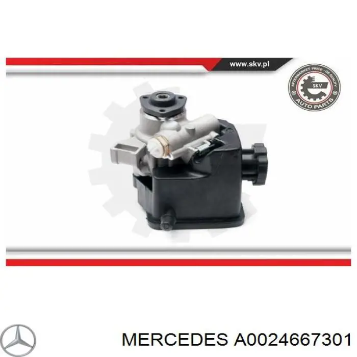 A0024667301 Mercedes Bomba da Direção hidrâulica assistida