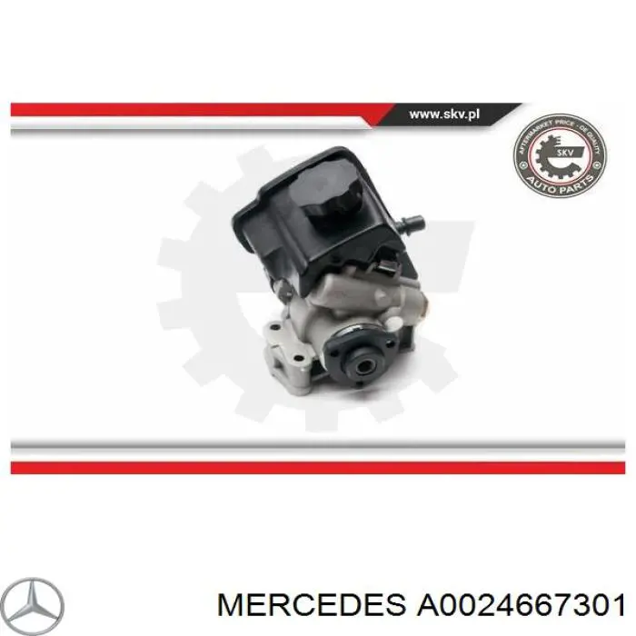 Bomba da Direção hidrâulica assistida Mercedes A0024667301 preço, a partir de 88,05 USD
