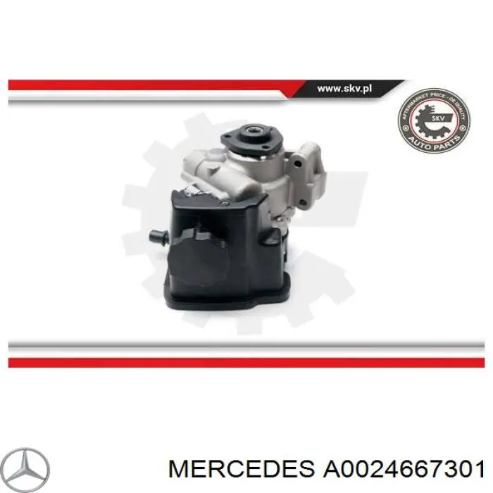 Compre A0024667301 Mercedes Bomba da Direção hidrâulica assistida