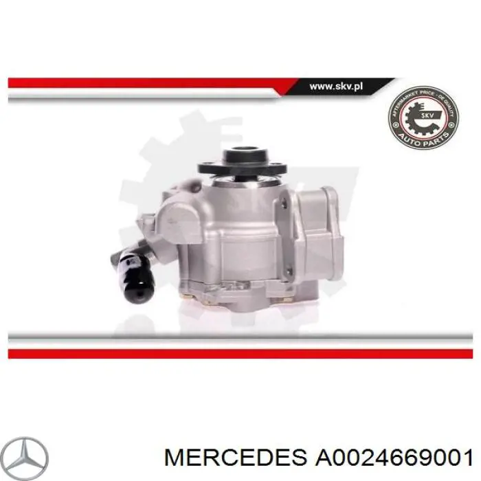 Bomba da Direção hidrâulica assistida Mercedes A0024669001 preço, a partir de 132,80 USD