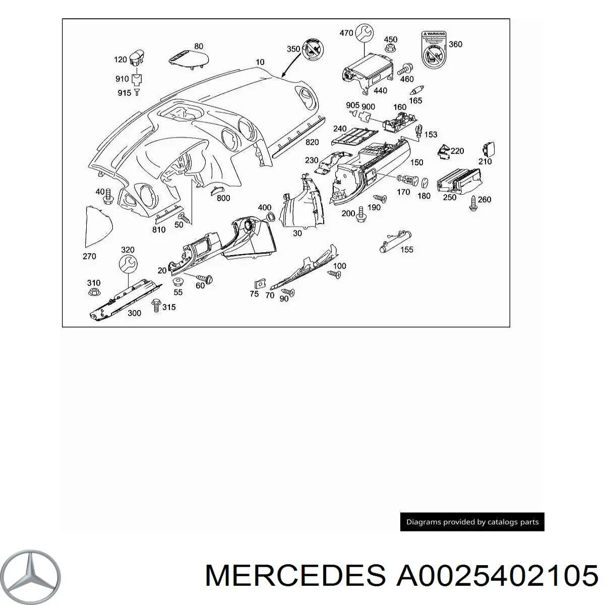 A0025402105 Mercedes 
