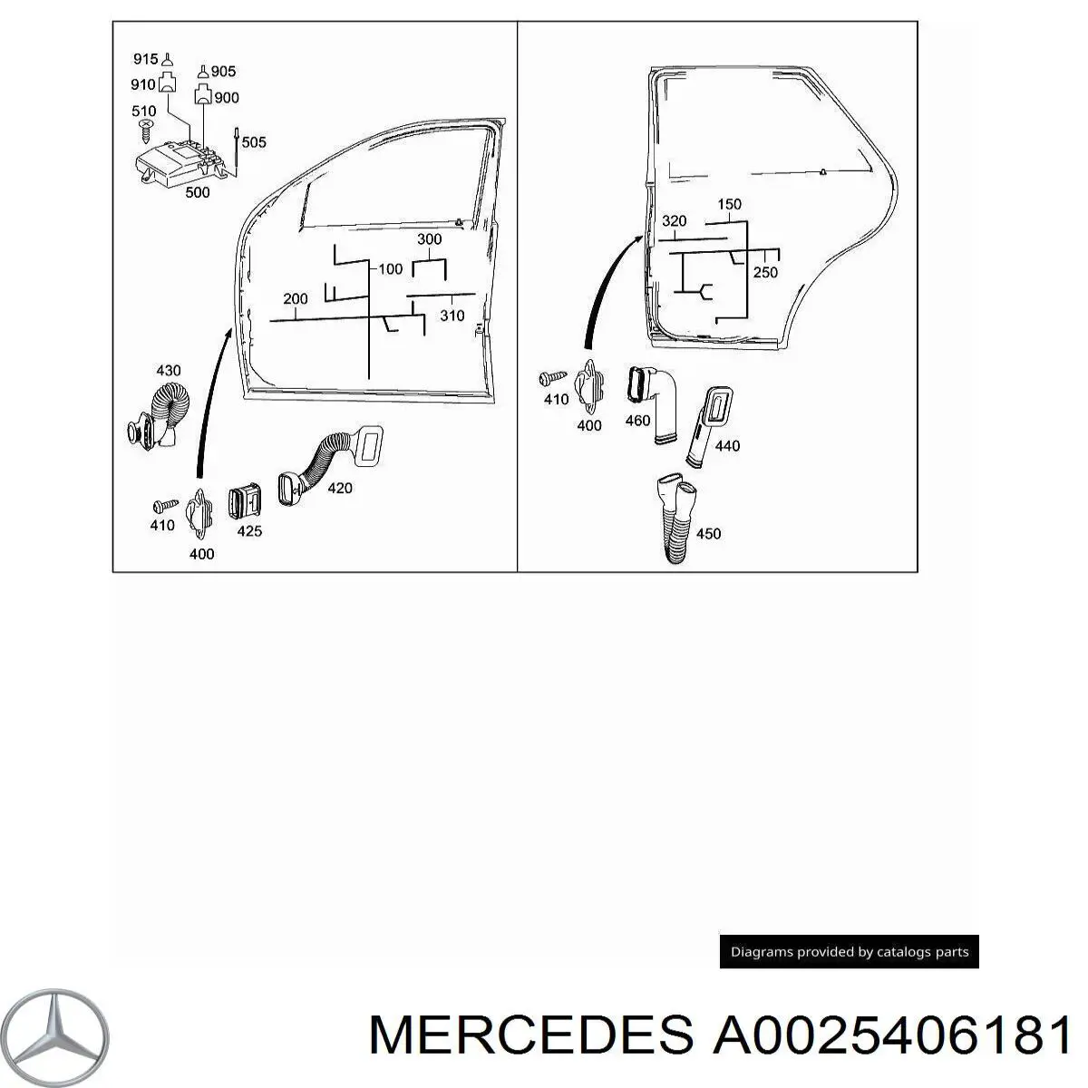 A0025406181 Mercedes 