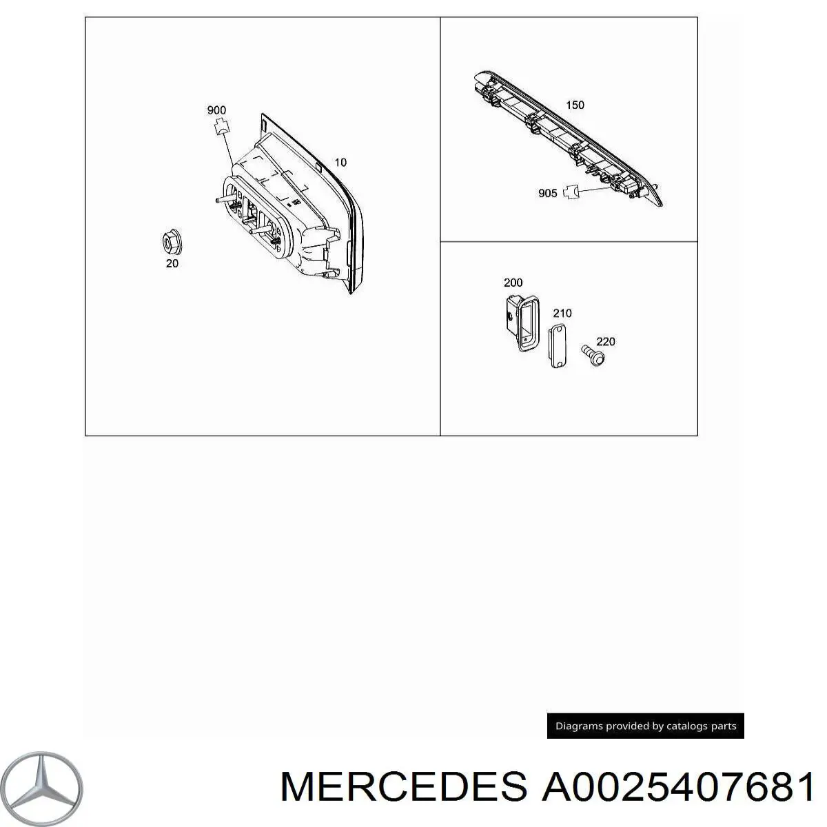  Mercedes A0025407681 preço, a partir de 18,36 USD