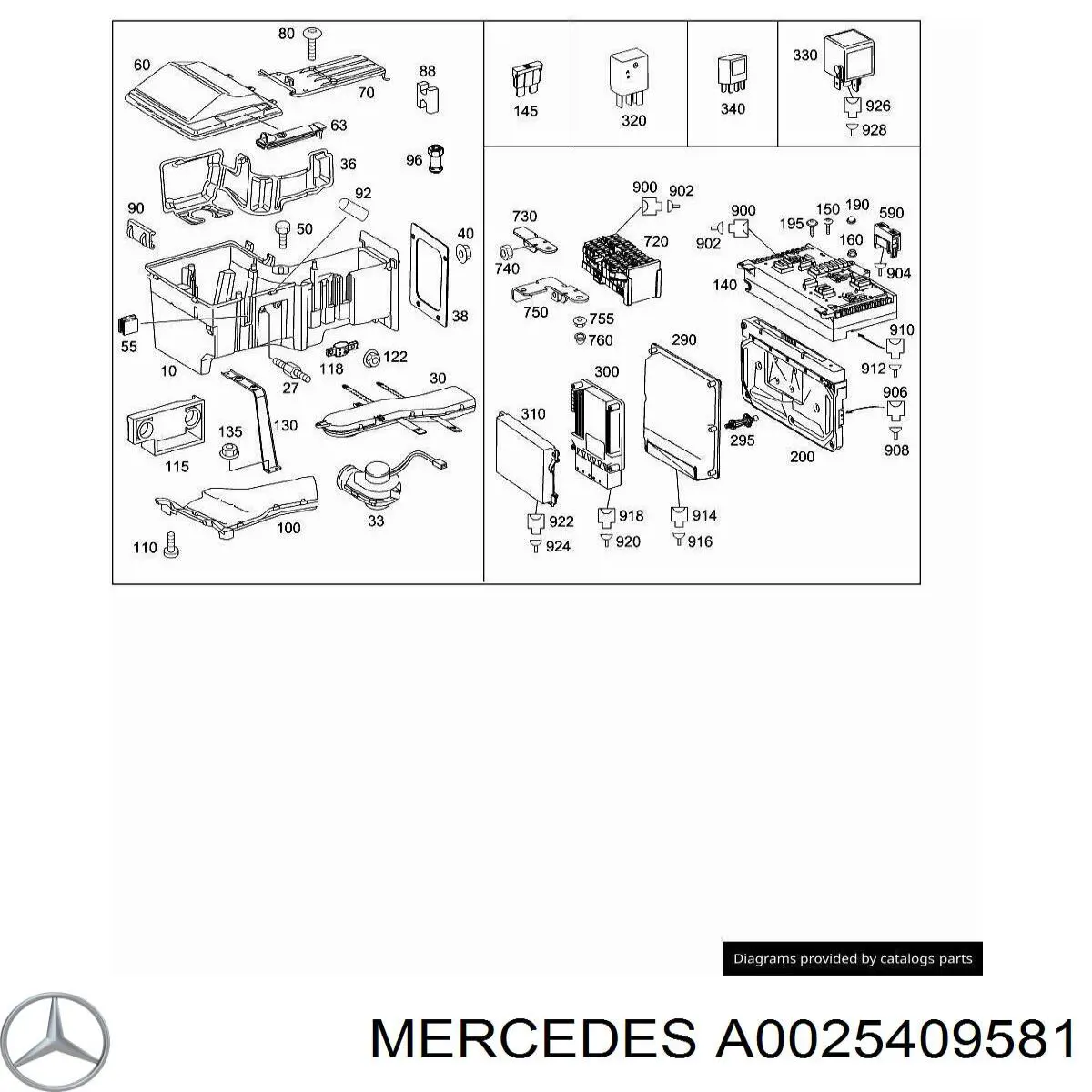  Mercedes A0025409581 preço, a partir de 27,94 USD