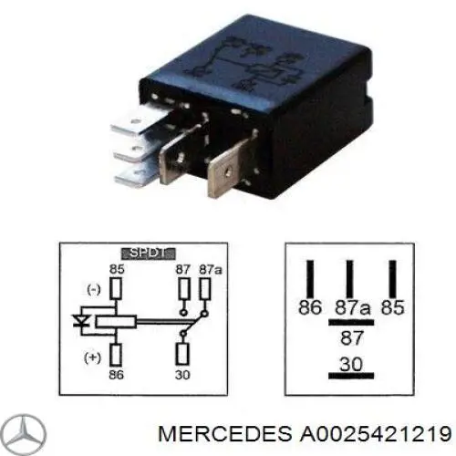 Relê elétrico multifuncional Mercedes A0025421219 preço, a partir de 4,00 USD