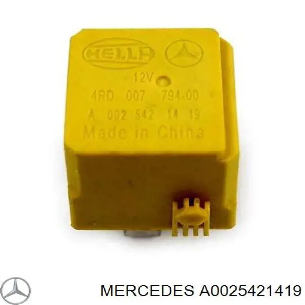 Relê elétrico multifuncional Mercedes A0025421419 preço, a partir de 5,47 USD