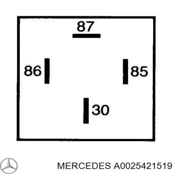 Relê das velas de incandescência Mercedes A0025421519 preço, a partir de 10,36 USD