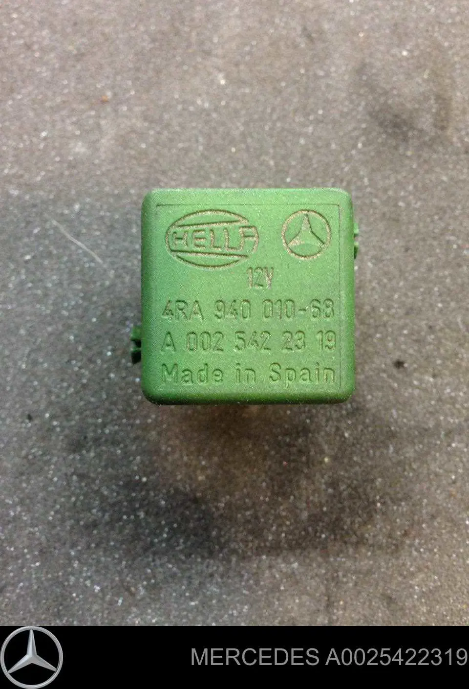 A0025422319 Mercedes Relê do compressor de suspensão pneumática