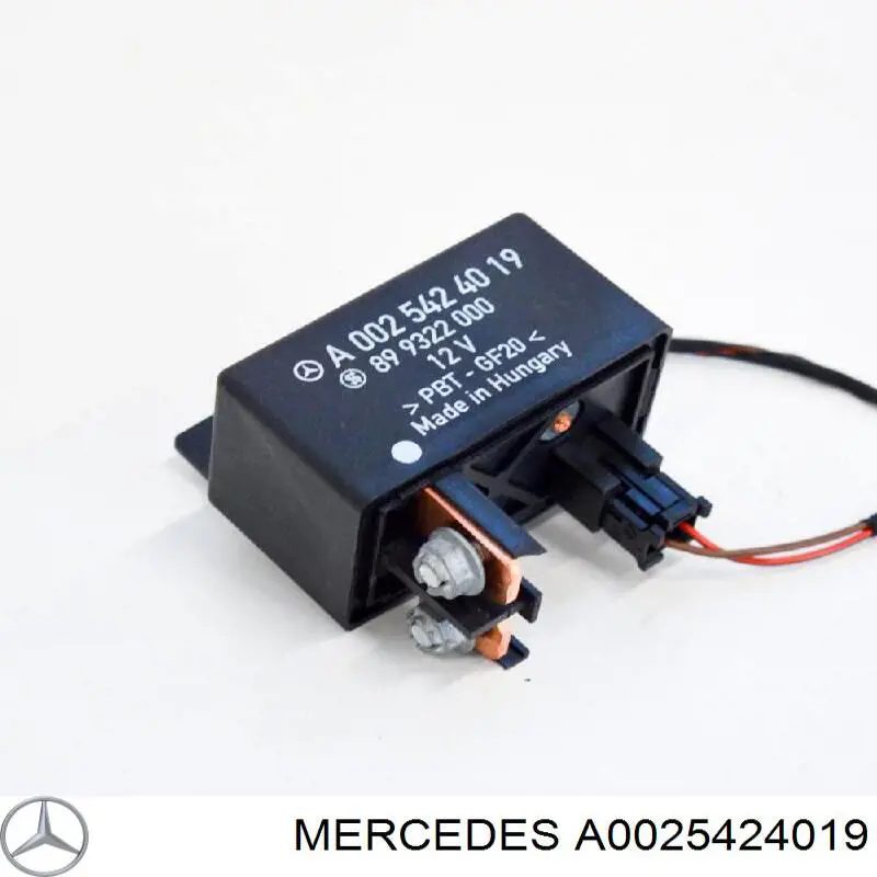 A0025424019 Mercedes Relê das velas de incandescência