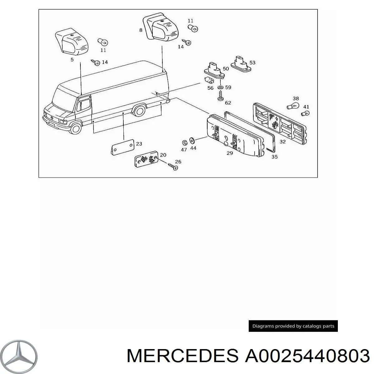 Lanterna traseira direita 0195LP Sertplas