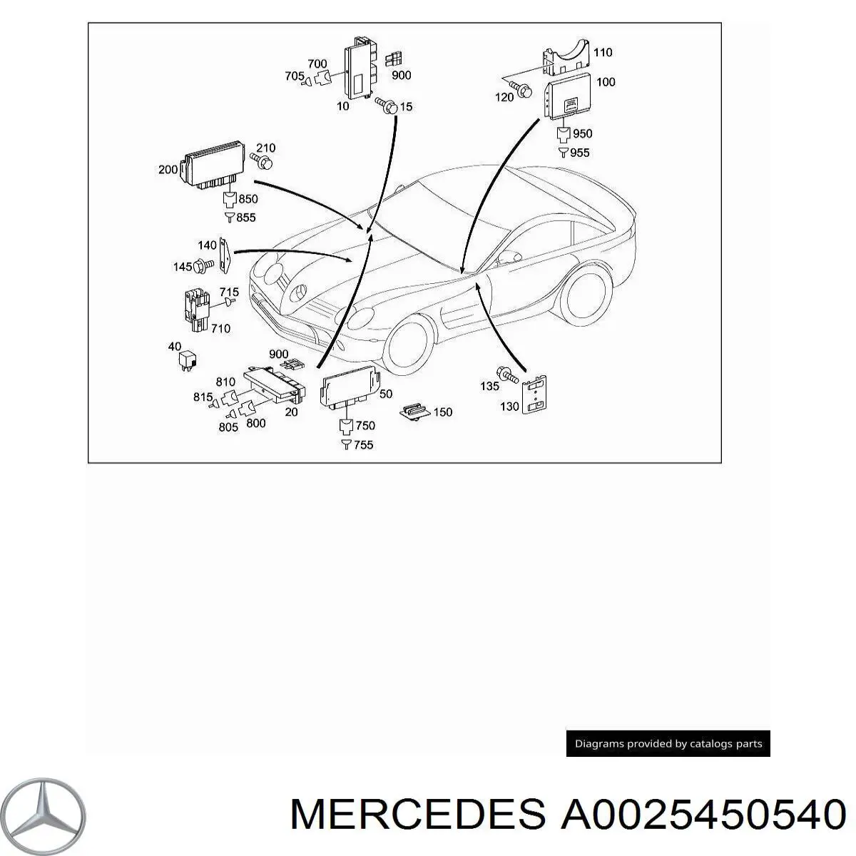  Mercedes A0025450540 preço, a partir de 11,32 USD