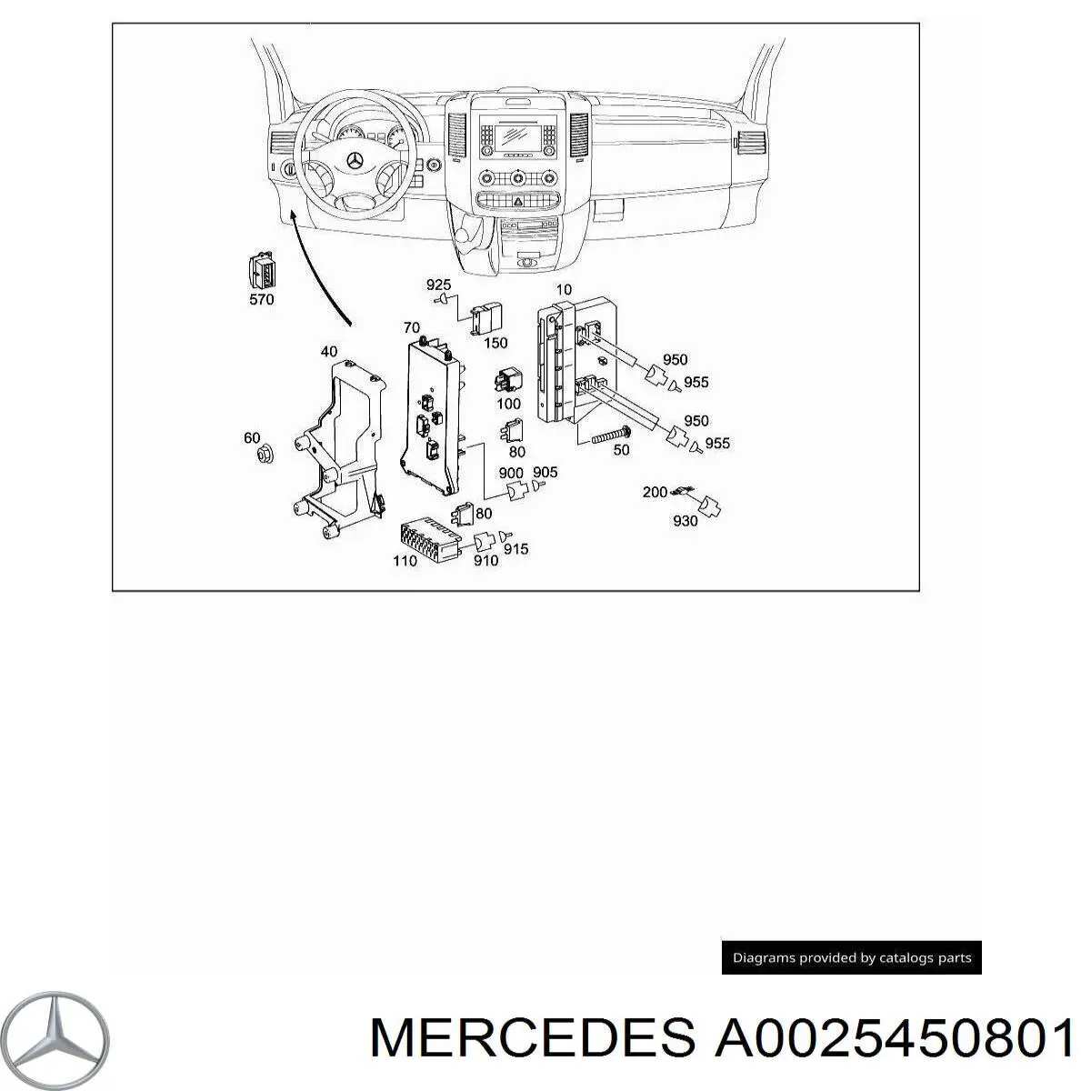 Compre A0025450801 Mercedes 