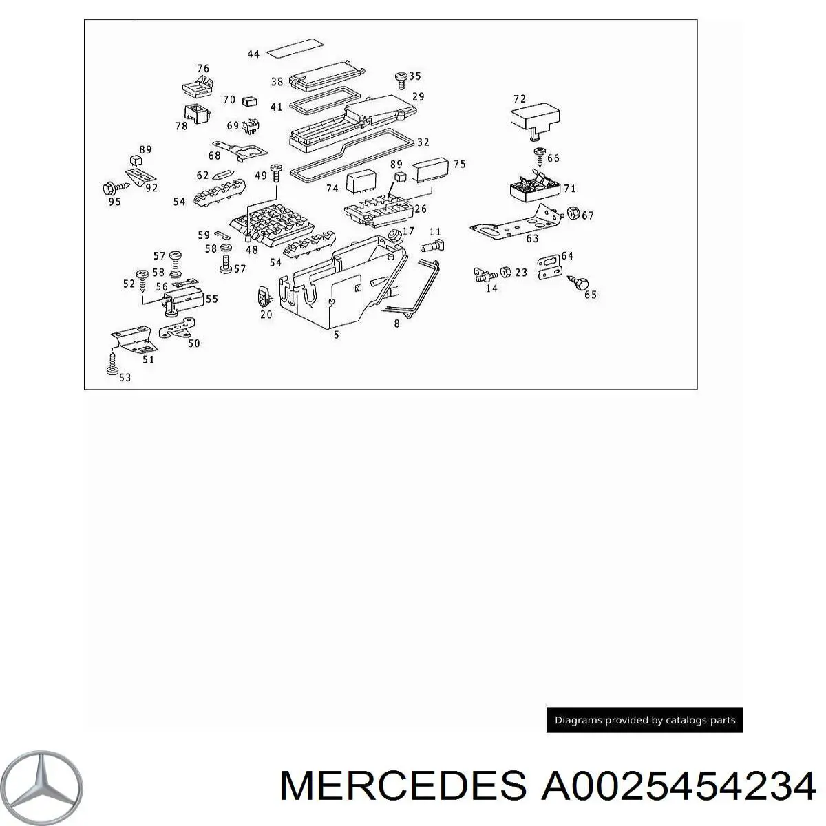  Mercedes A0025454234 preço, a partir de 5,71 USD
