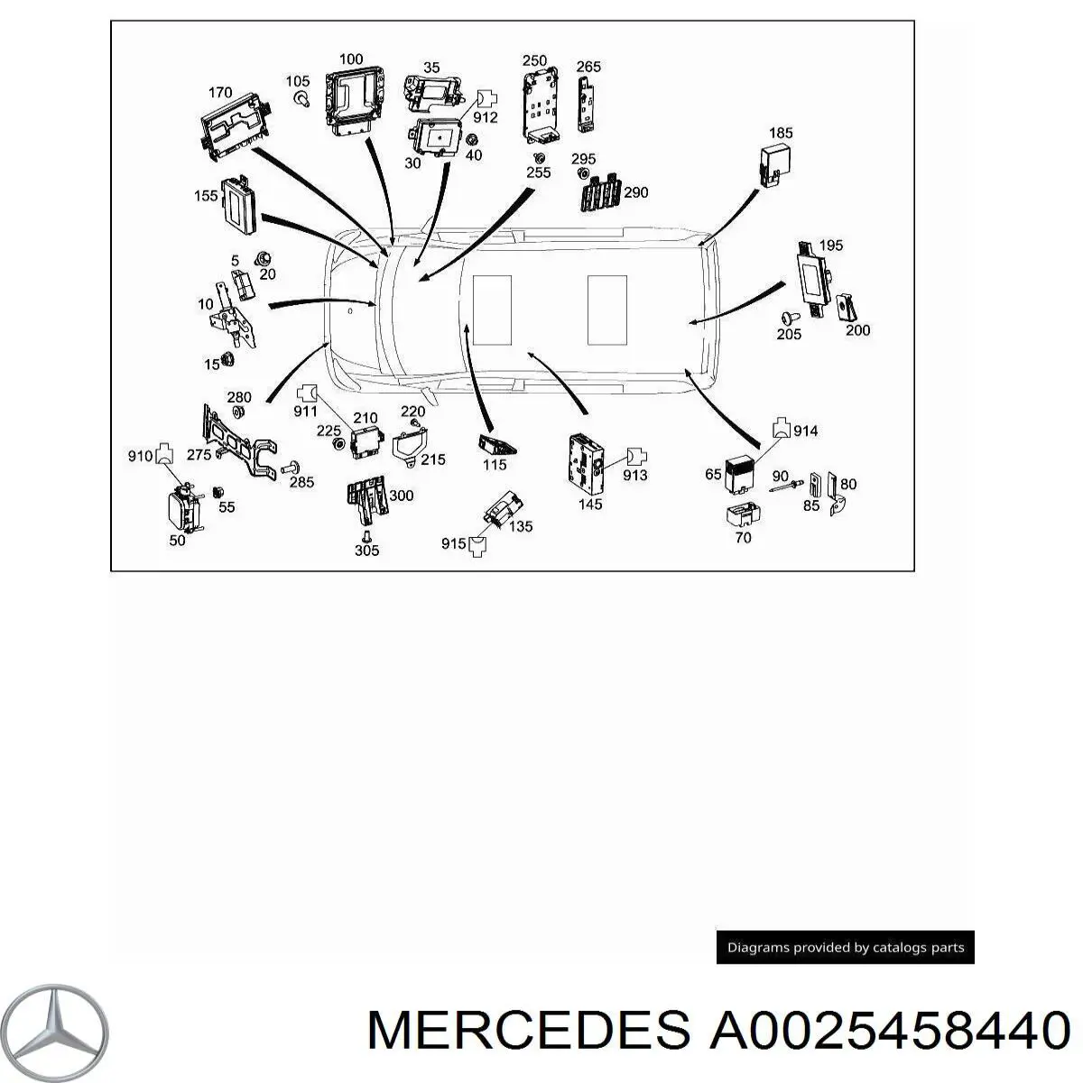 Compre A0025458440 Mercedes 