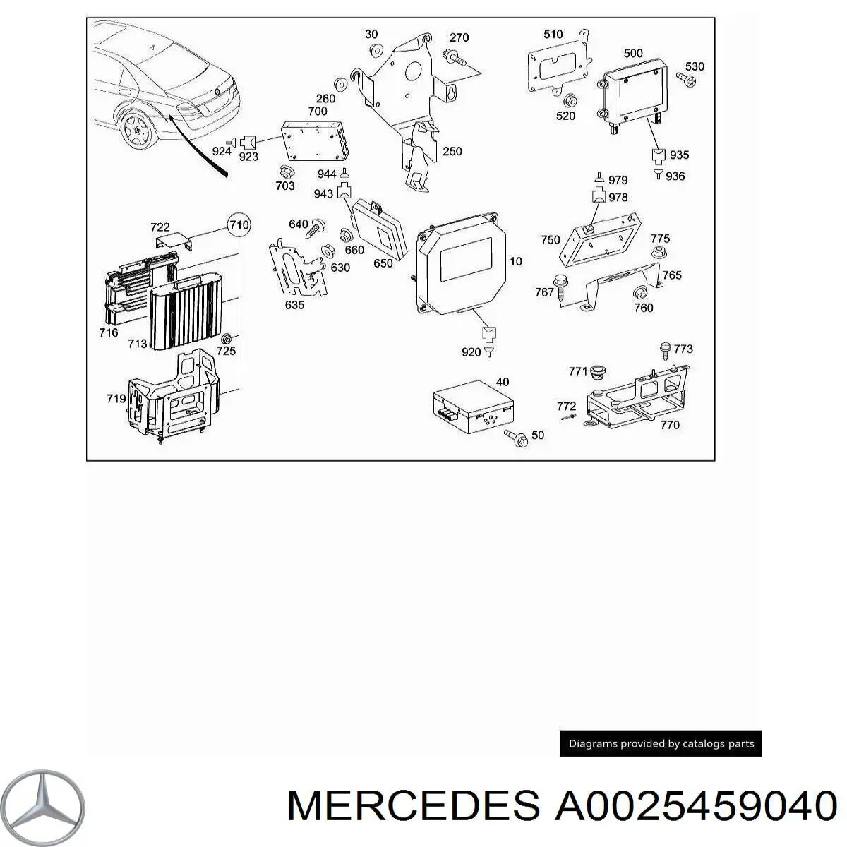 Compre A0025459040 Mercedes 