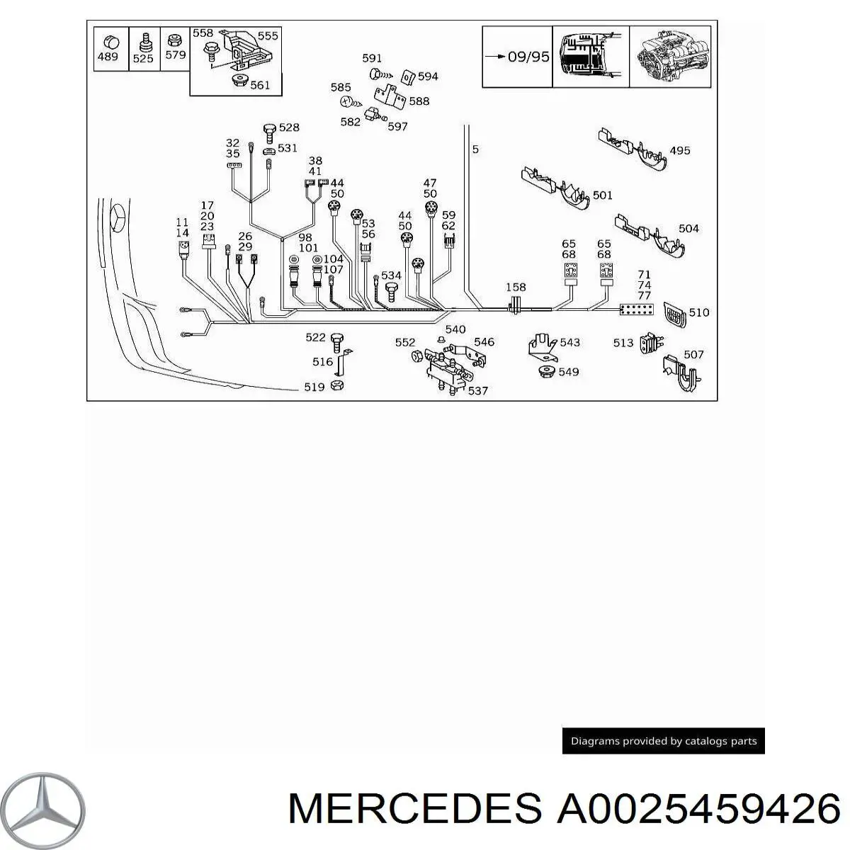 A0025459426 Mercedes 