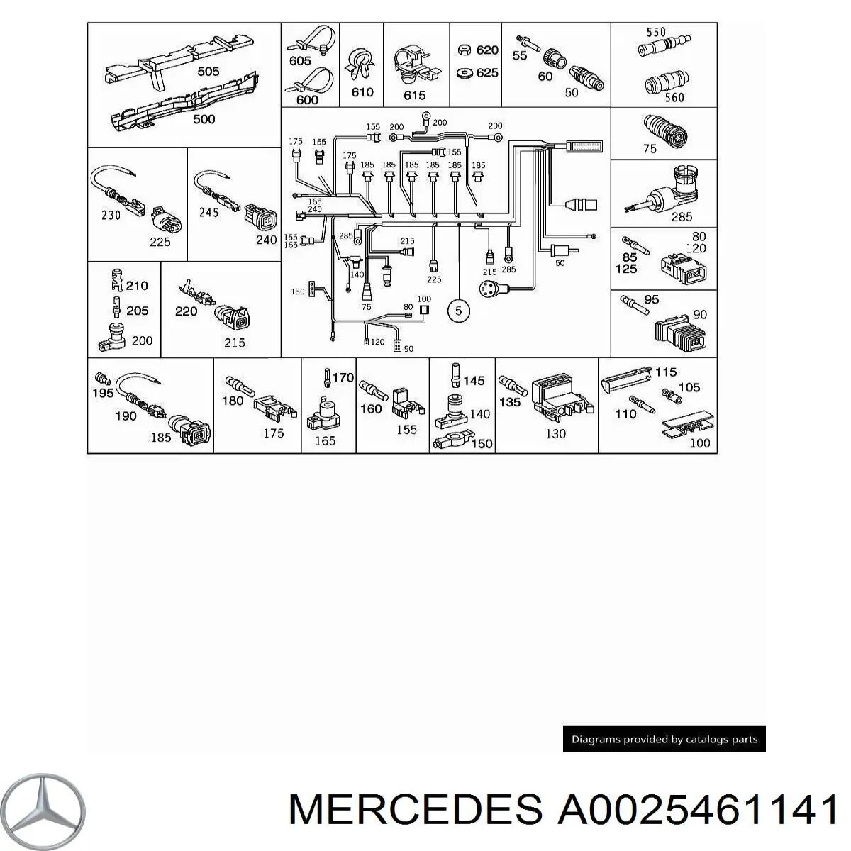 A0025461141 Mercedes 