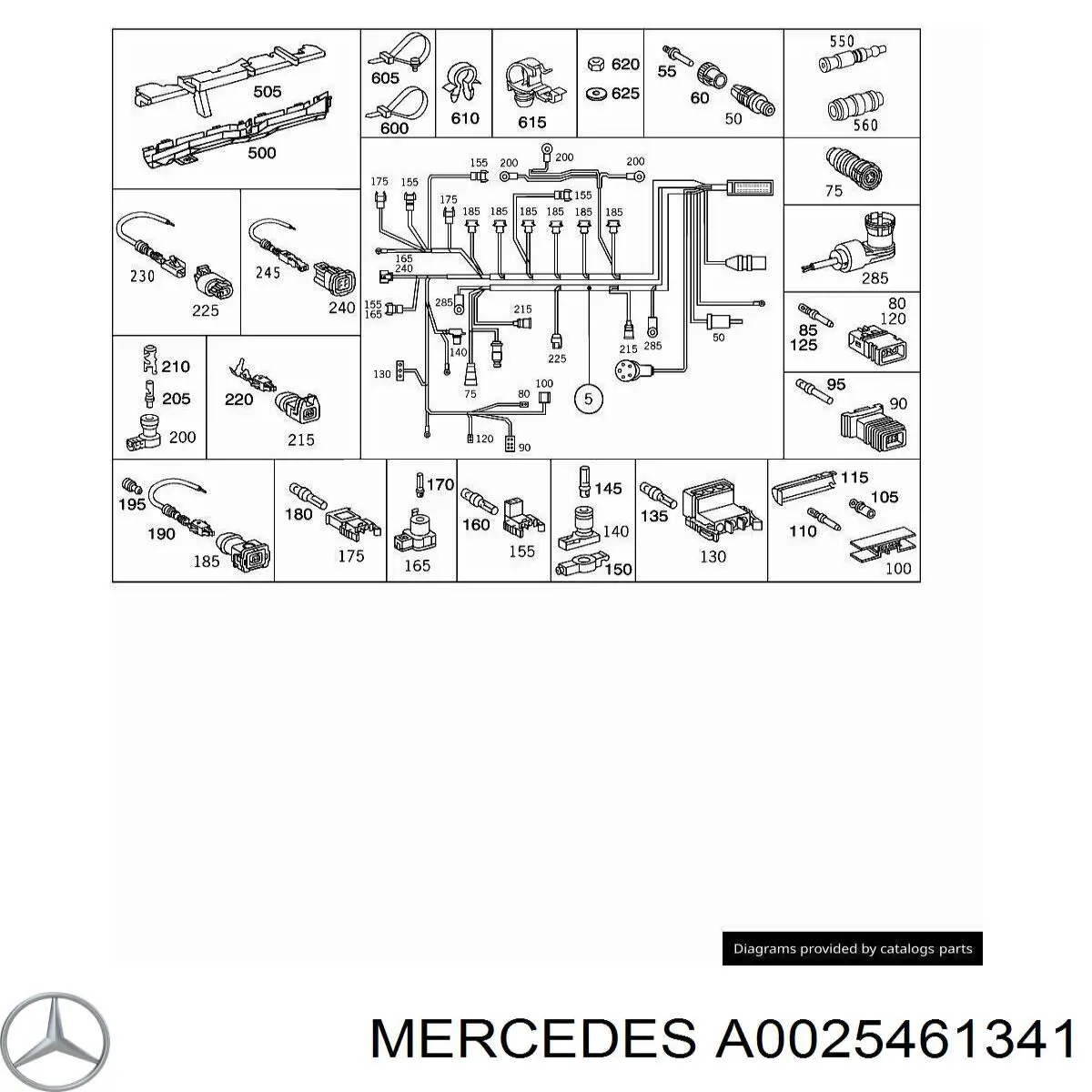A0025461341 Mercedes 