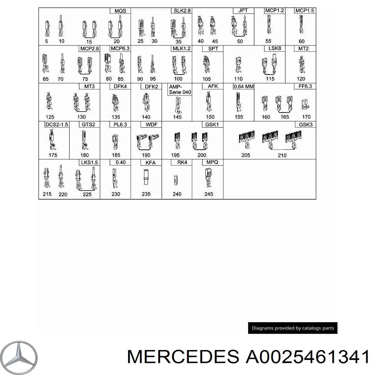 Compre A0025461341 Mercedes 