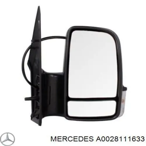 Elemento espelhado do espelho de retrovisão direito Mercedes A0028111633 preço, a partir de 60,40 USD