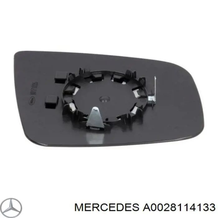 Elemento espelhado do espelho de retrovisão esquerdo Mercedes A0028114133 preço, a partir de 21,49 USD