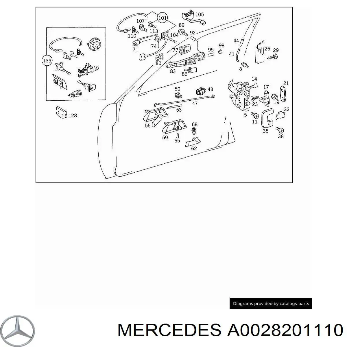 A0028201110 Mercedes 