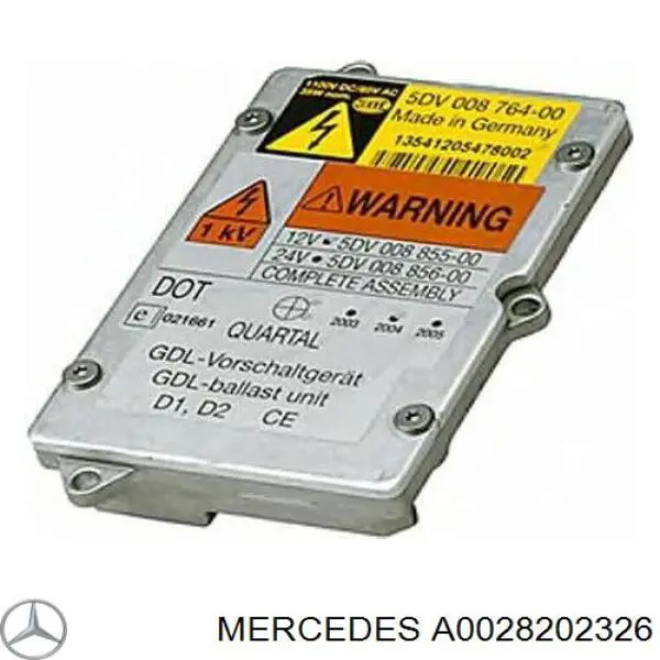 Unidade de encendido (xénon) Mercedes A0028202326 preço, a partir de 51,10 USD