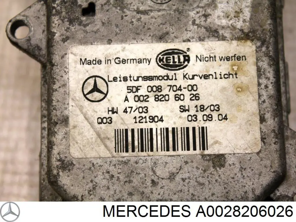 Módulo de direção (Centralina eletrônica) das luzes Mercedes A0038205126 preço, a partir de 65,18 USD