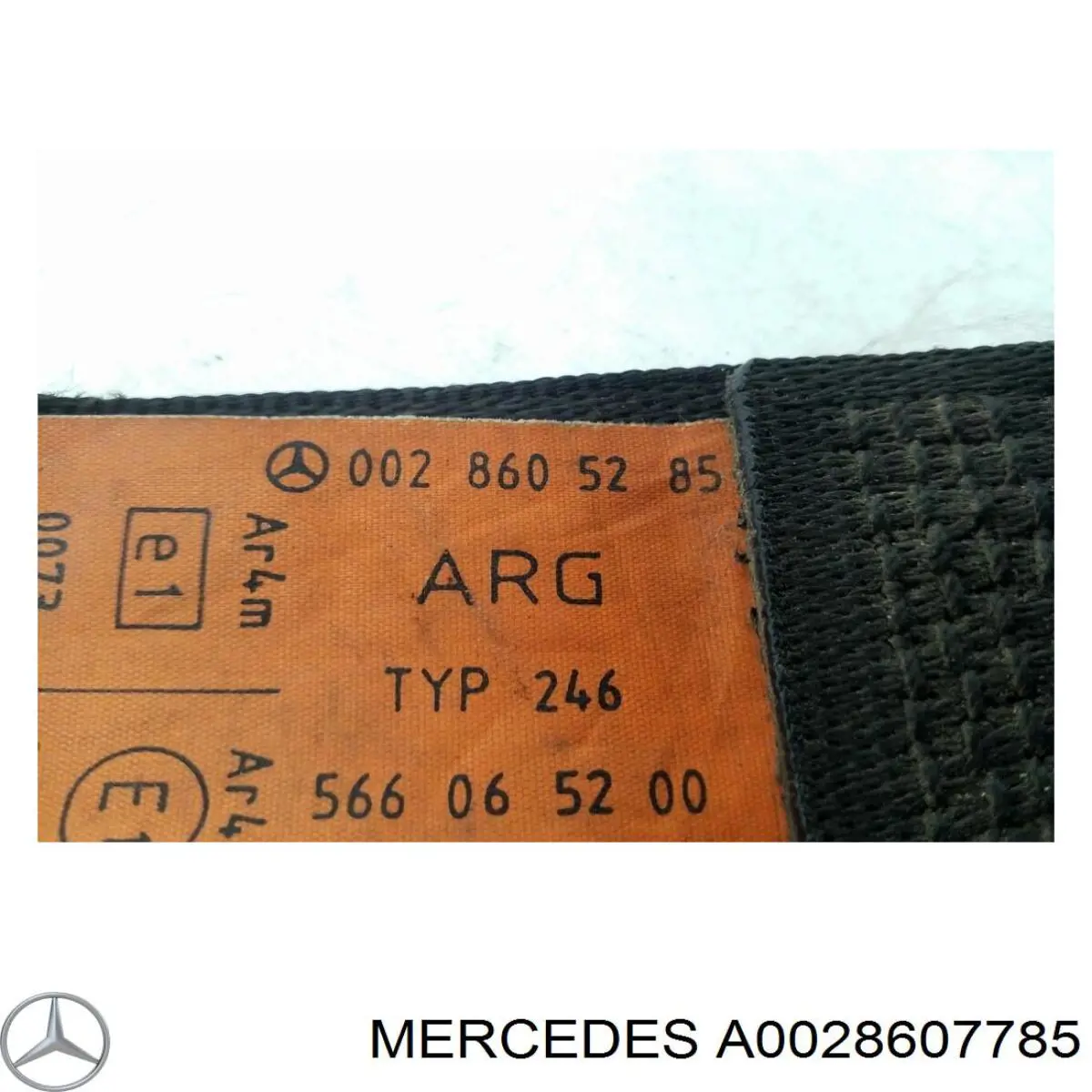 Correia de segurança dianteira direita Mercedes A0028607785 preço, a partir de 93,64 USD