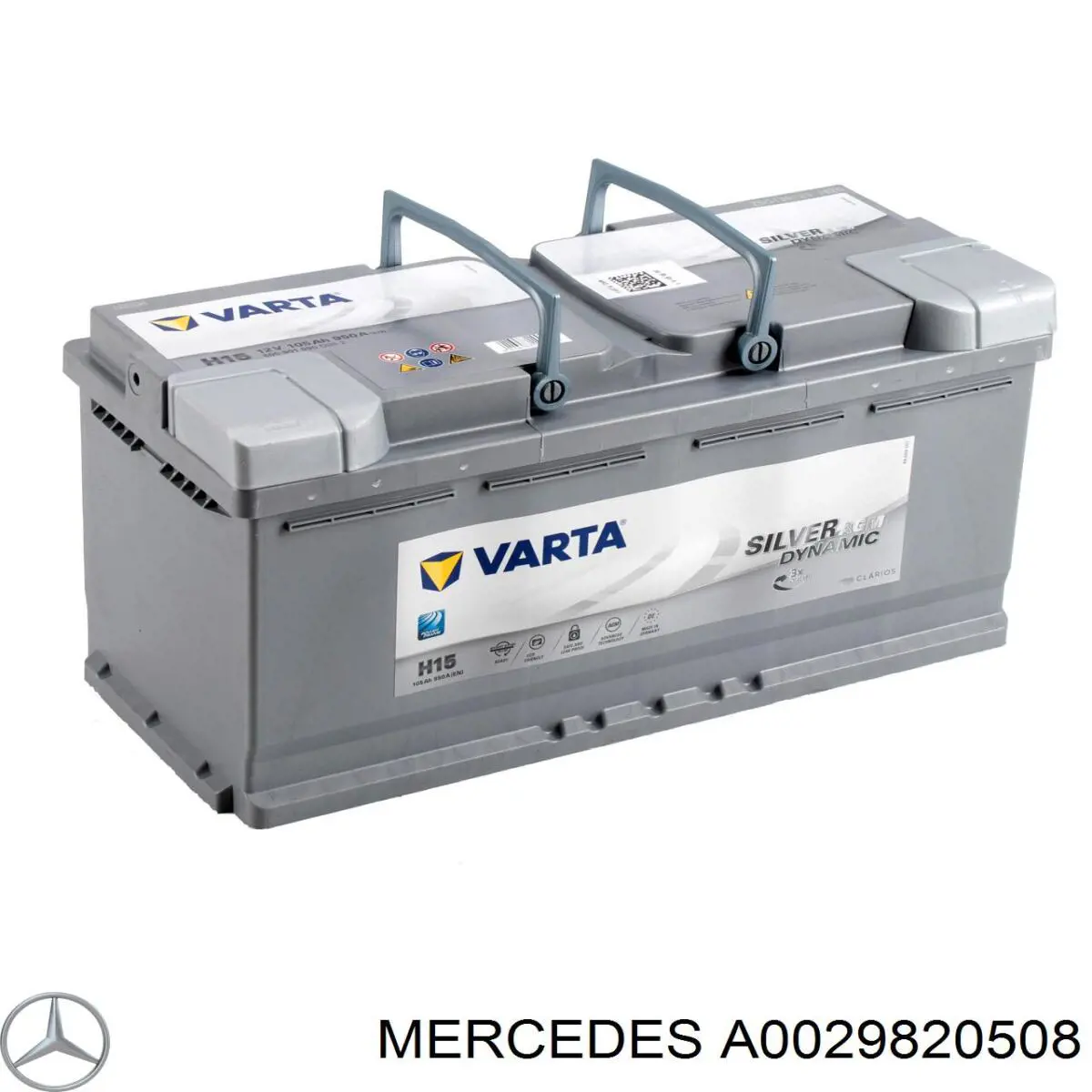 A0029820508 Mercedes Bateria recarregável (PILHA)