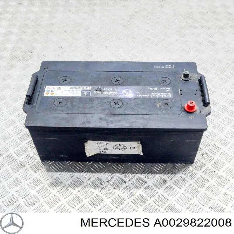 Bateria recarregável (PILHA) A0029822008 Mercedes