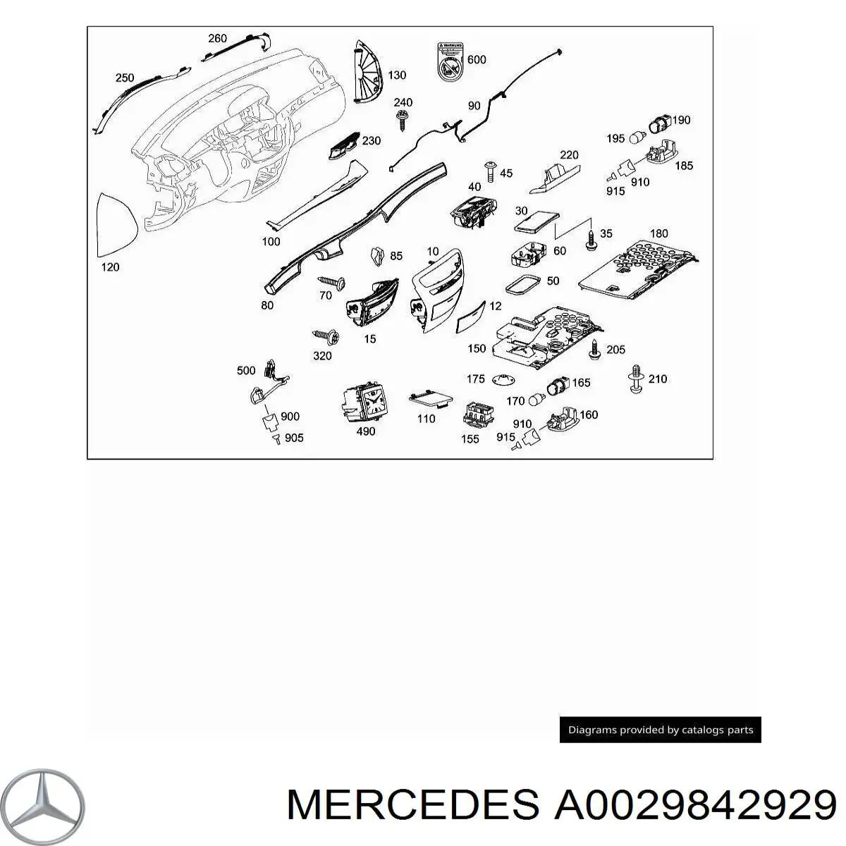 A0029842929 Mercedes 