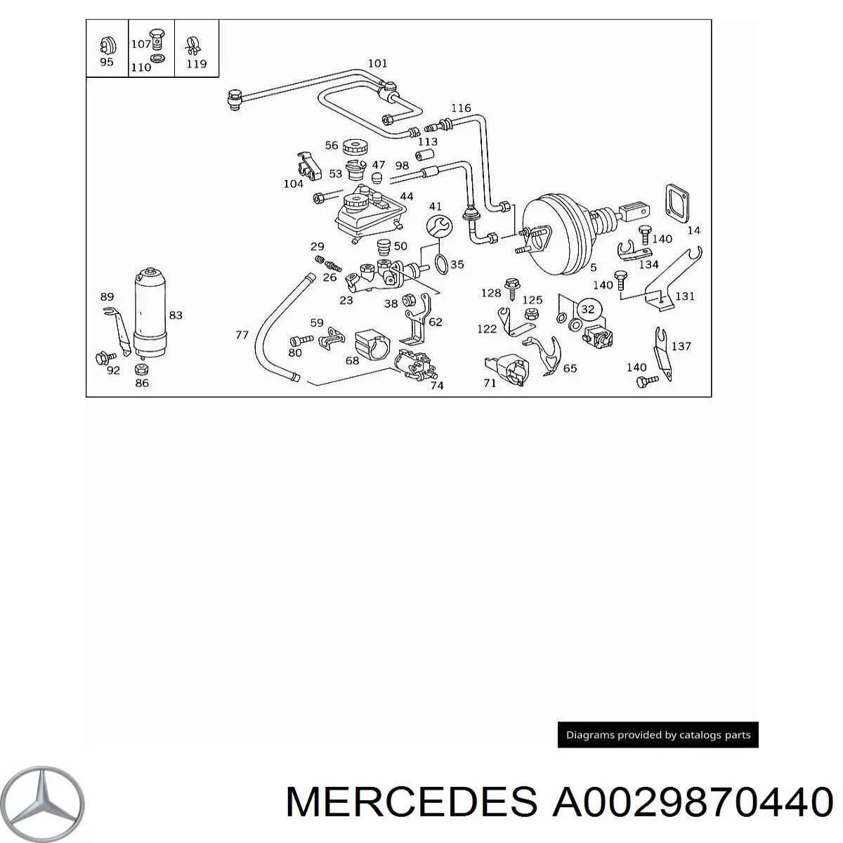  Mercedes A0029870440 preço, a partir de 9,25 USD