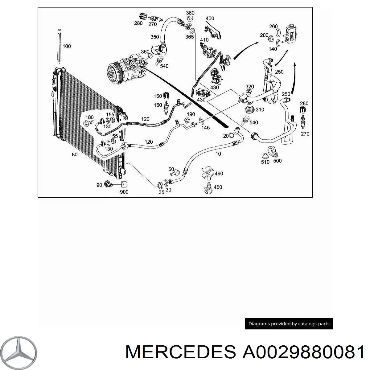 A0029880081 Mercedes 
