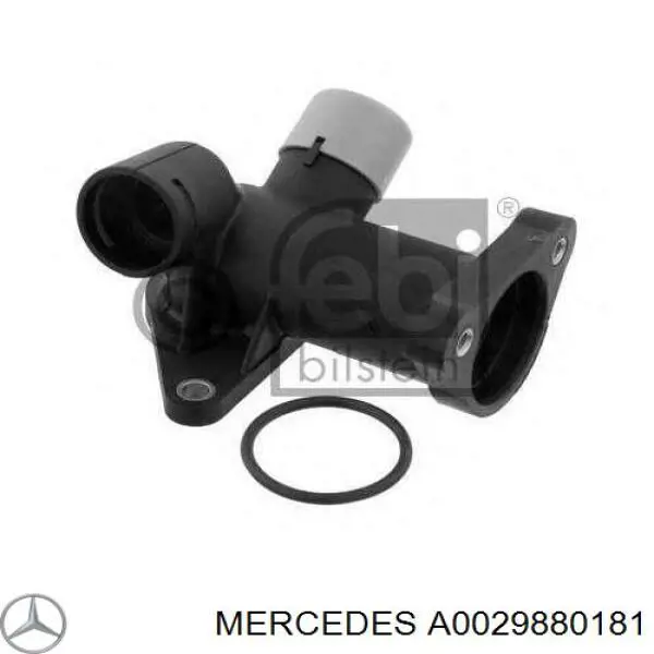 A0029880181 Mercedes Cápsula (prendedor) de fixação do forro do pára-choque do pára-lama dianteiro