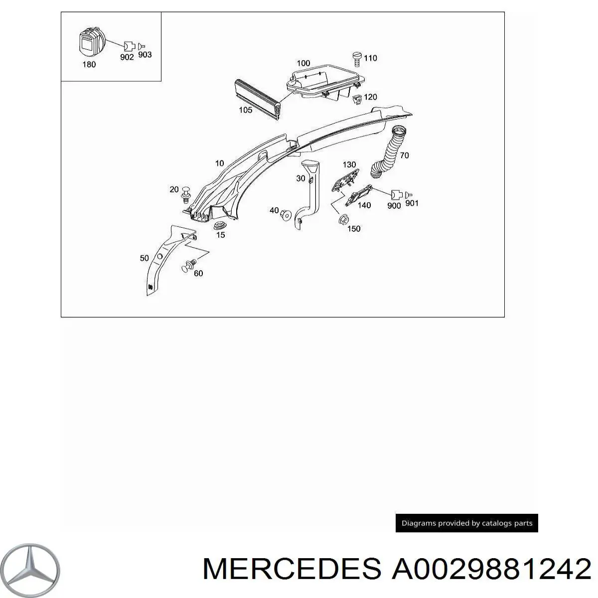 A0029881242 Mercedes 