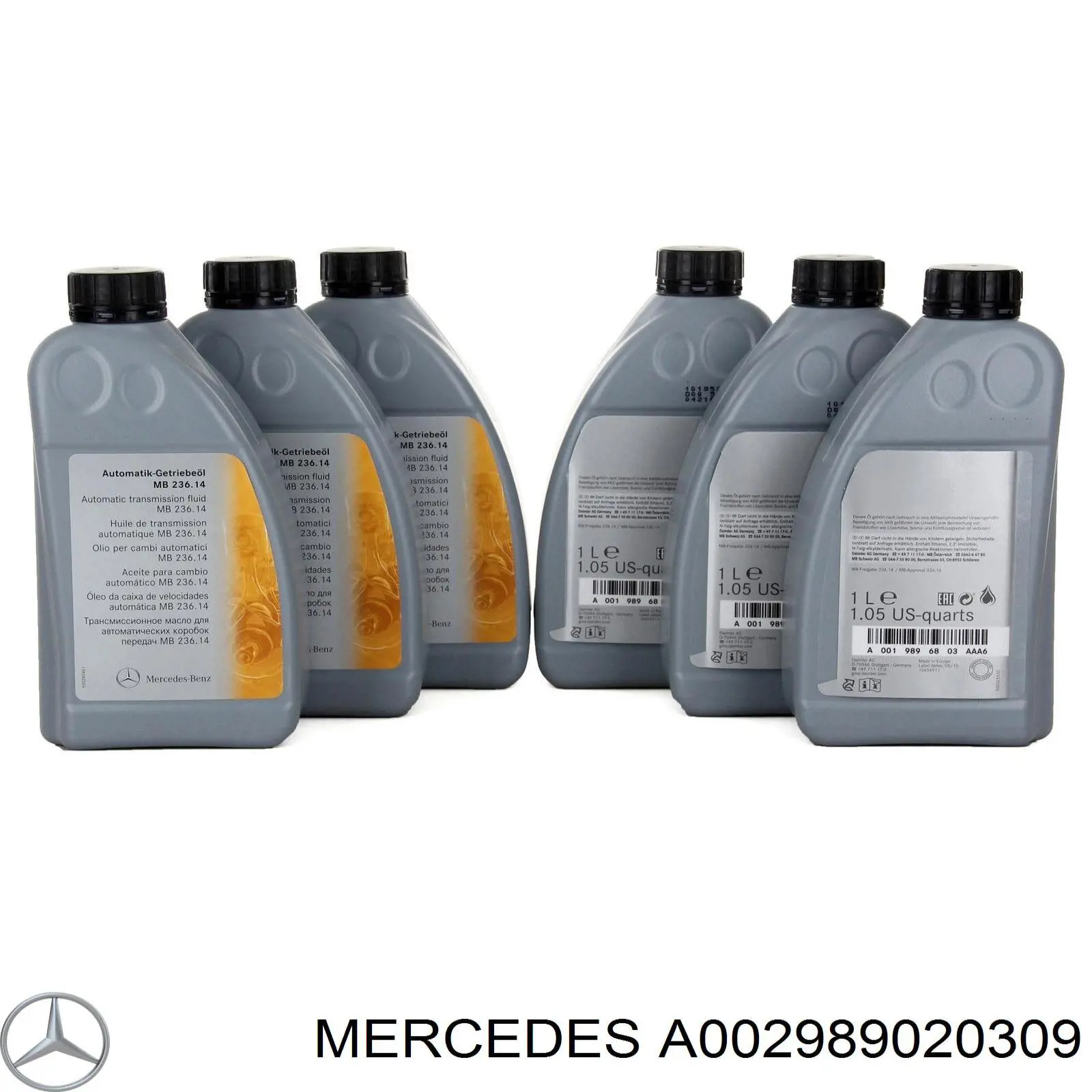 A002989020309 Mercedes Óleo de transmissão