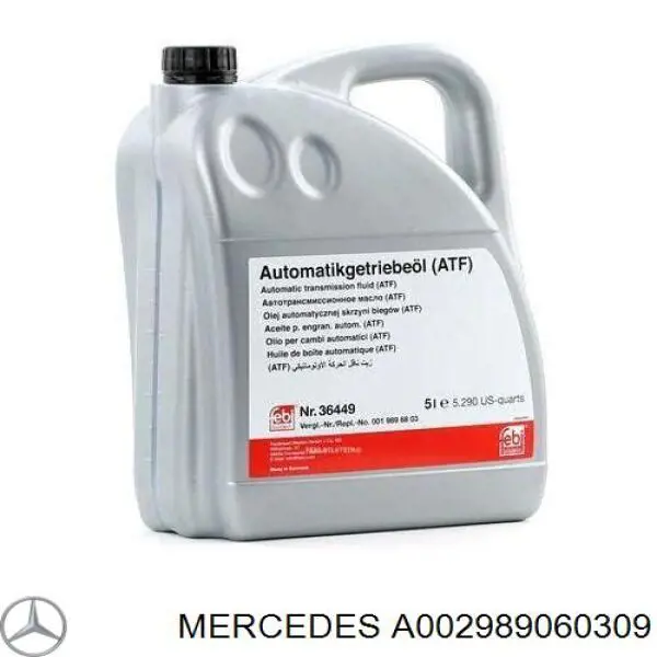 Compre A002989060309 Mercedes Óleo de transmissão