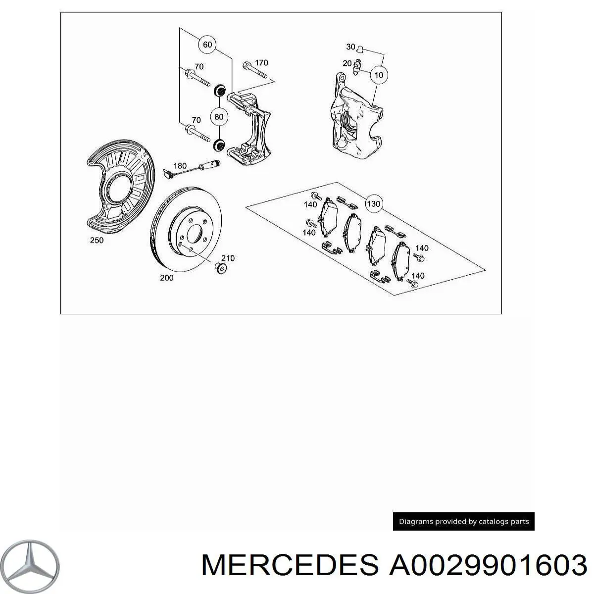 A0029901603 Mercedes 
