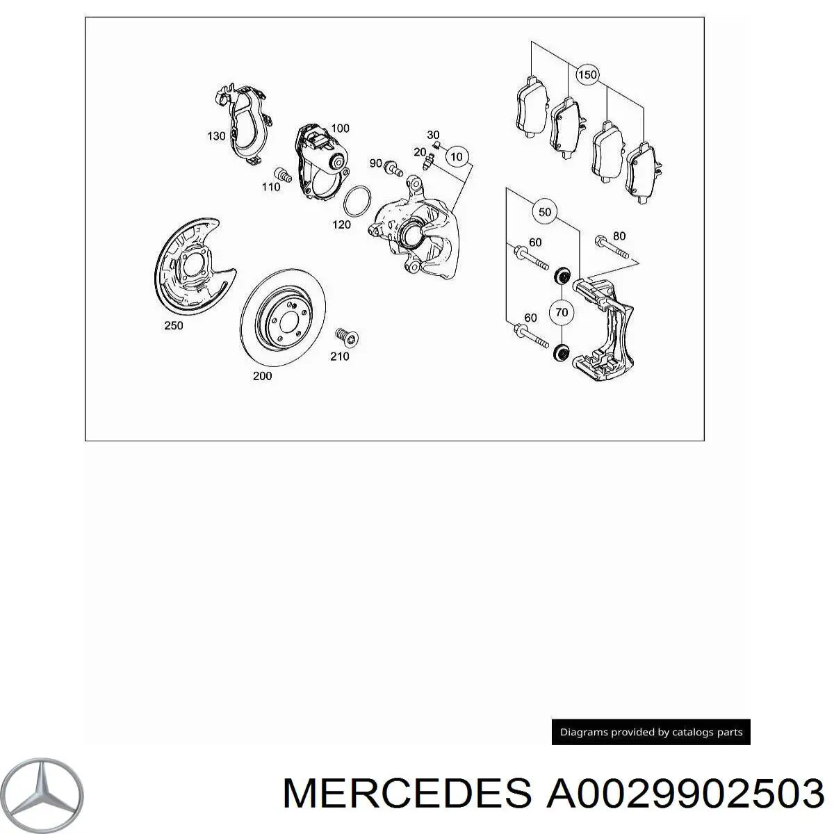 A0029902503 Mercedes 