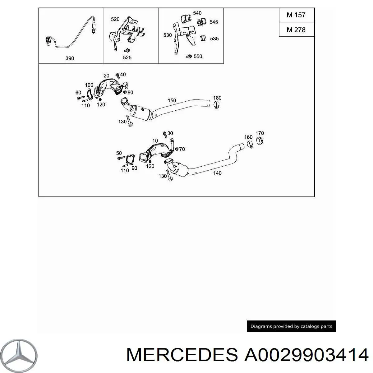 A0029903414 Mercedes 