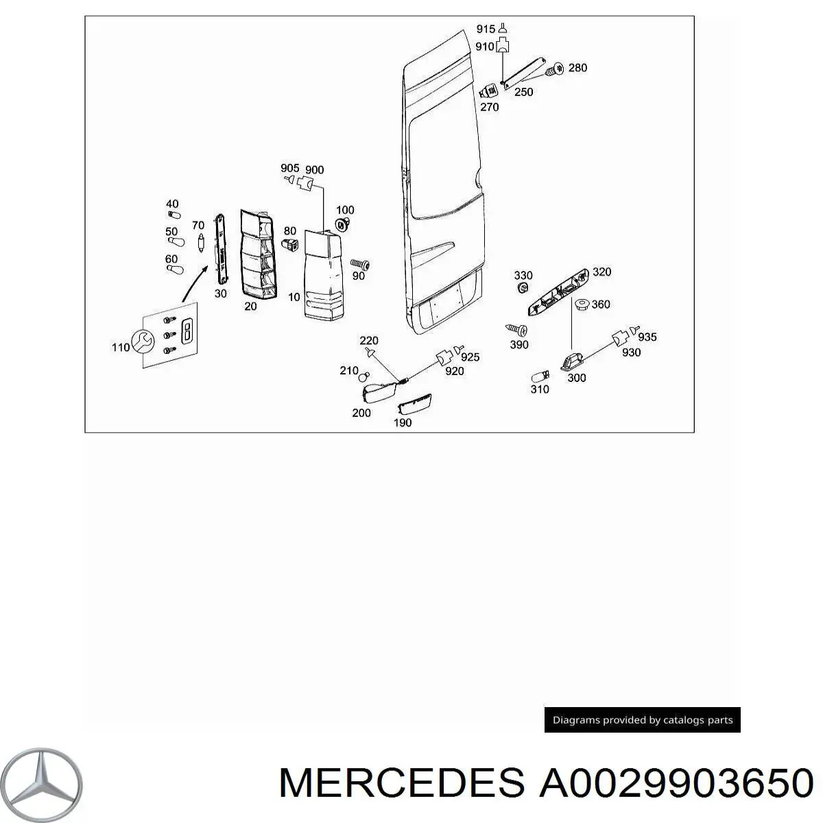  Mercedes A0029903650 preço, a partir de 3,04 USD